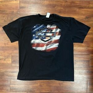 Harley Davidson Cleveland Rock and Roll Black T-shirt XXL